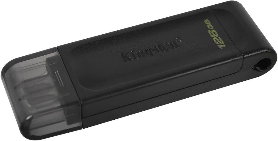  Pendrive 128GB USB 3.2 DT70 (Tipo-C) Marca Kingston, Modelo DT70/128GB
