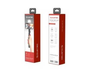 Selfie Stick Dusted Con Luz Led Ajustable y Control Remoto Negro